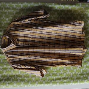 Men's Duck Head short sleeved plaid button down